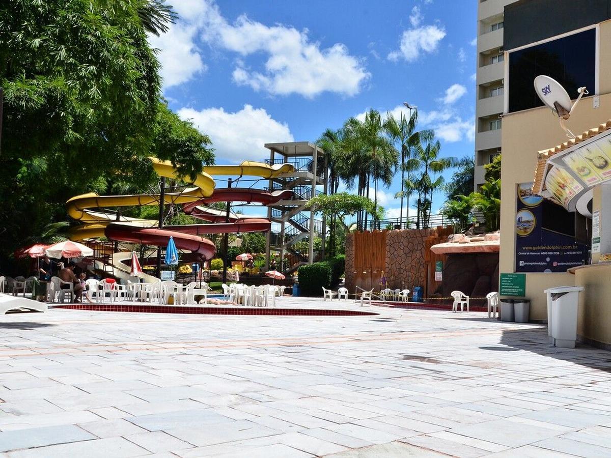 Apartamento Golden Dolphin Grand Caldas Novas Luaran gambar