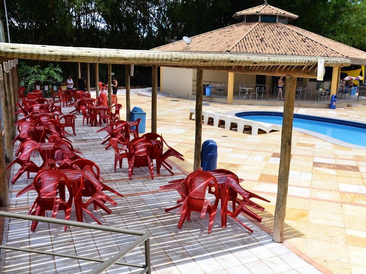 Apartamento Golden Dolphin Grand Caldas Novas Luaran gambar